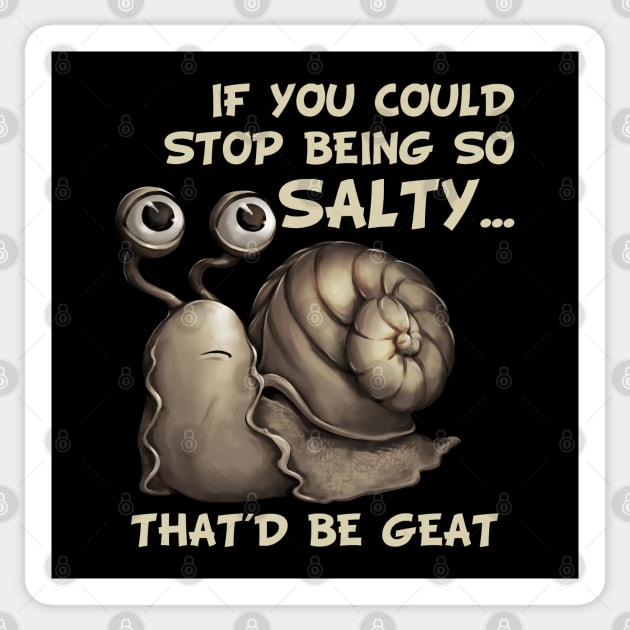 Salty snail meme Sticker by Anilia